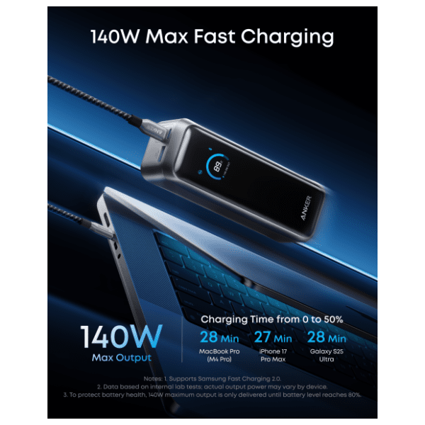 ANKER Prime 20000mAh 220W crni power bank 3