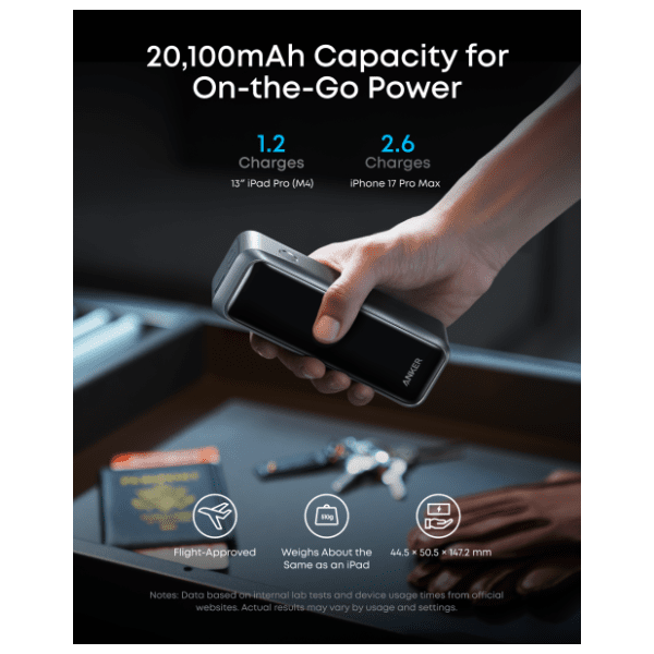 ANKER Prime 20000mAh 220W crni power bank 2