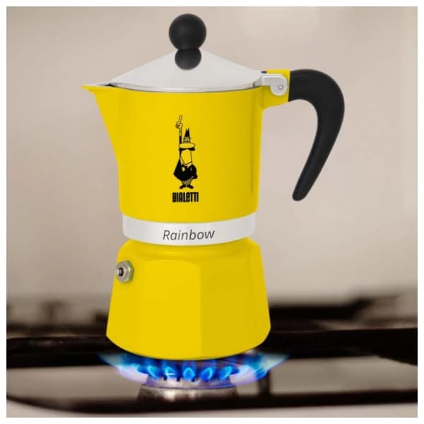 BIALETTI Moka pot lonče Rainbow Giallo 3 Cup 1