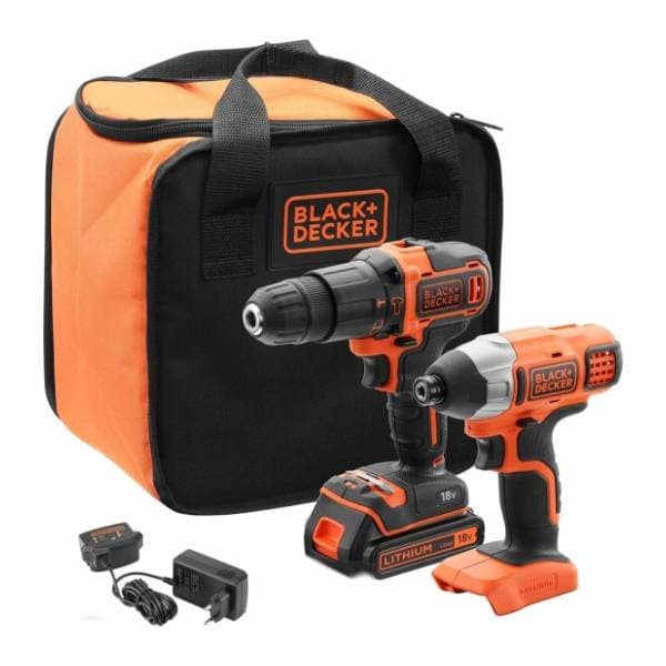 Black & Decker BCK21S1S-QW 18V aku set 0