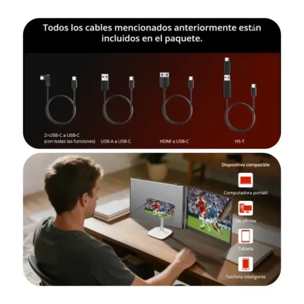 BLACKVIEW prenosivi dual monitori 14'' IPS Portable DCM6 8