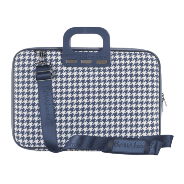 BOMBATA torba za laptop Pied de Poule 15,6" Dark Blue 1