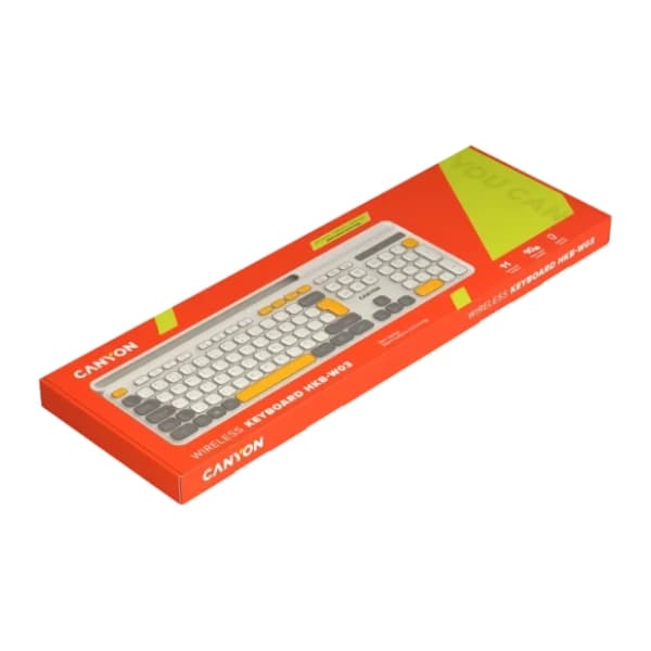 CANYON bežična tastatura HKB-W03 EN Beige 5