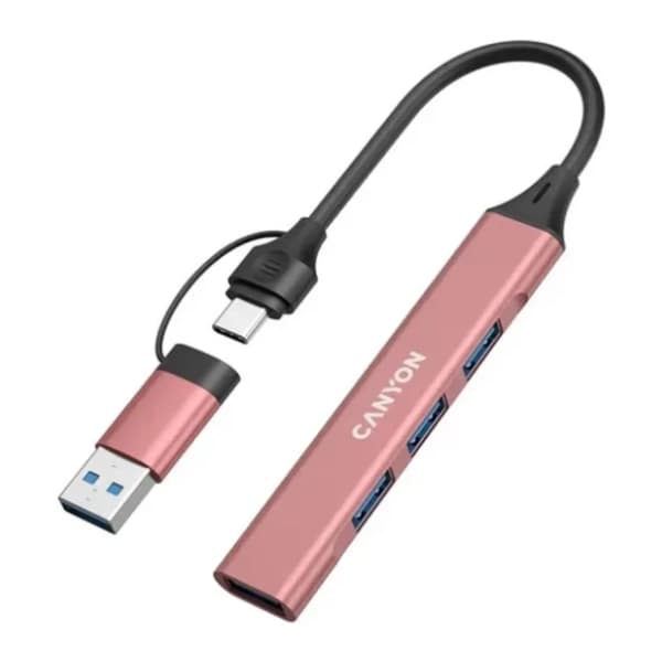 CANYON USB Hub 4-in-1 DS-02 Pink 1