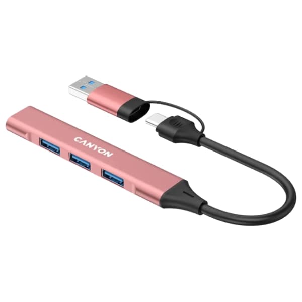 CANYON USB Hub 4-in-1 DS-02 Pink 2