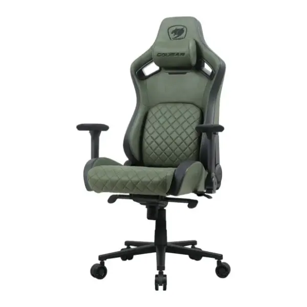 COUGAR Defensor S Army Green F gejmerska stolica 2