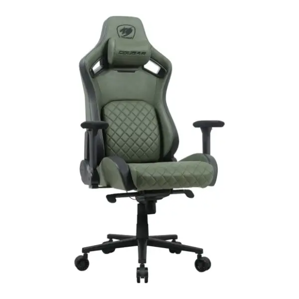 COUGAR Defensor S Army Green F gejmerska stolica 1