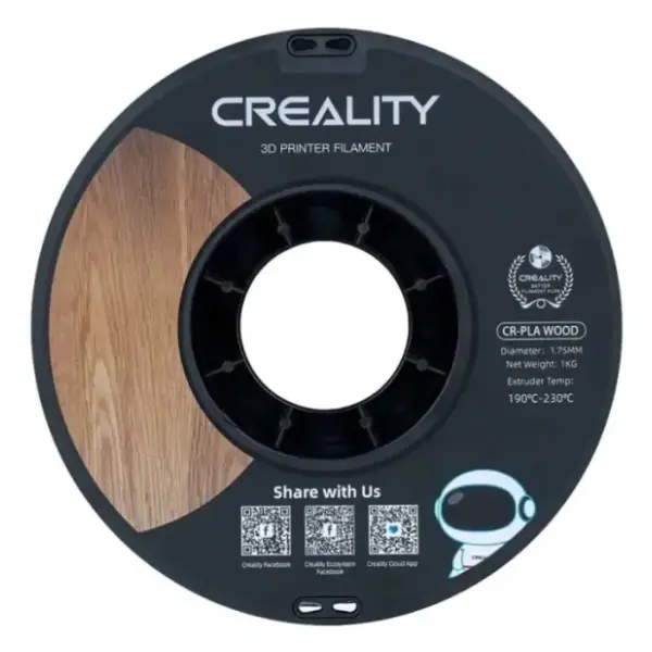 CREALITY CR-Wood PLA 1kg White Pine 1,75mm filament za 3D štampač 1