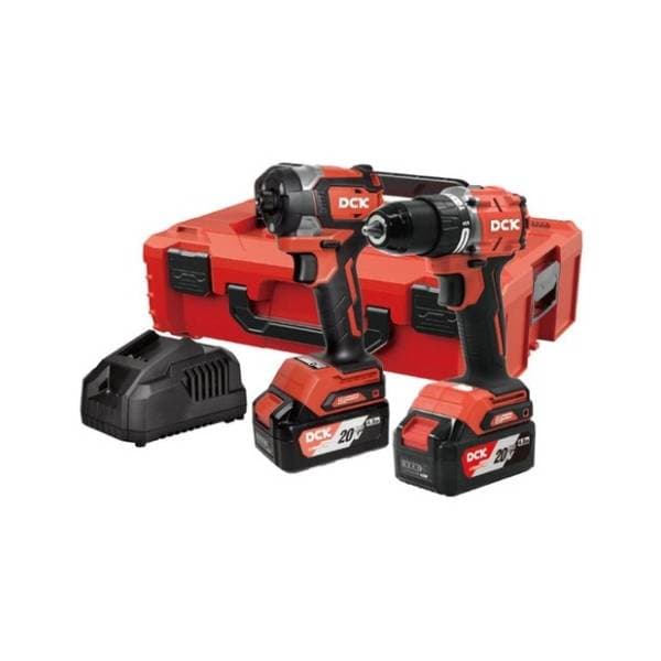 DCK KDKIT26EK aku set alata KDJZ2060i + KDPL208 2x4.0Ah 0