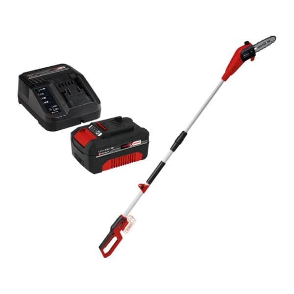 EINHELL GC-LC 18/20 Li T 4,0 Ah Starter-Kit aku teleskopska lančana testera 0