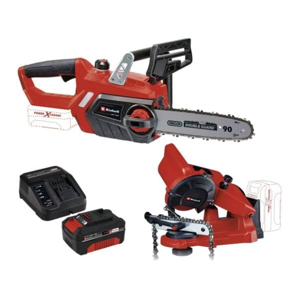 EINHELL GE-LC 18 Li Kit (1x4,0Ah) aku lančana testera i oštrač 0