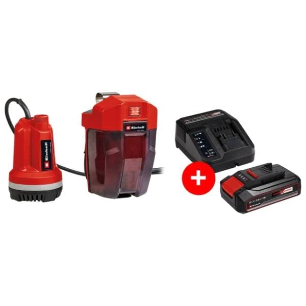 EINHELL GE-PP 18 RB Li 2.5 Ah Starter-Kit aku potopna pumpa za čistu vodu 0