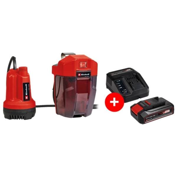 EINHELL GE-SP 18 Li 2.5 Ah Starter-Kit aku pumpa za čistu vodu 0