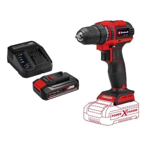 EINHELL TE-CD 18/40 Li BL 2,5 Ah Starter-Kit aku bušilica 0