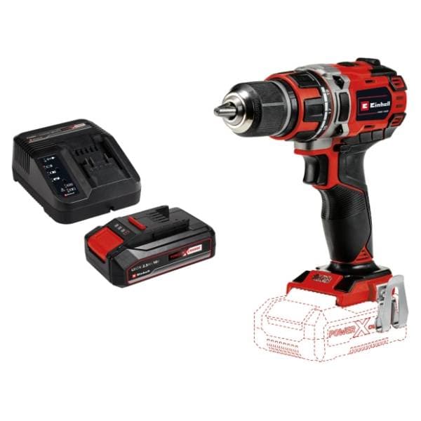 EINHELL TE-CD 18/50 Li BL 2,5 Ah Starter-Kit aku bušilica 0