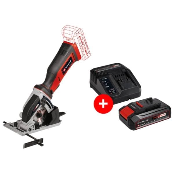 EINHELL TE-CS 18/89 Li 2.5 Ah Starter-Kit aku mini cirkular 0