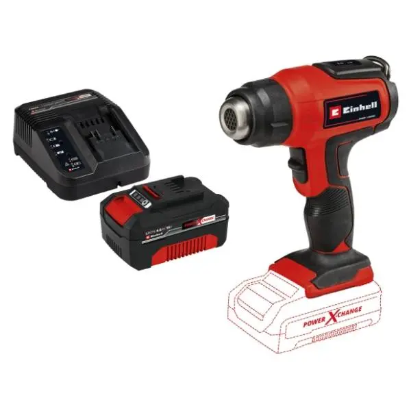 EINHELL TE-HA 18 Li 4,0 Ah Starter-Kit aku fen za vreli vazduh 0
