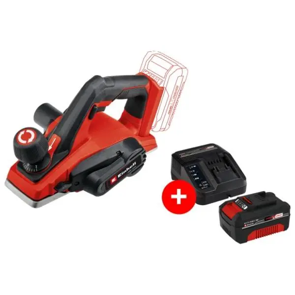 EINHELL TE-PL 18/82 Li 4.0 Ah Starter-Kit aku rende 0
