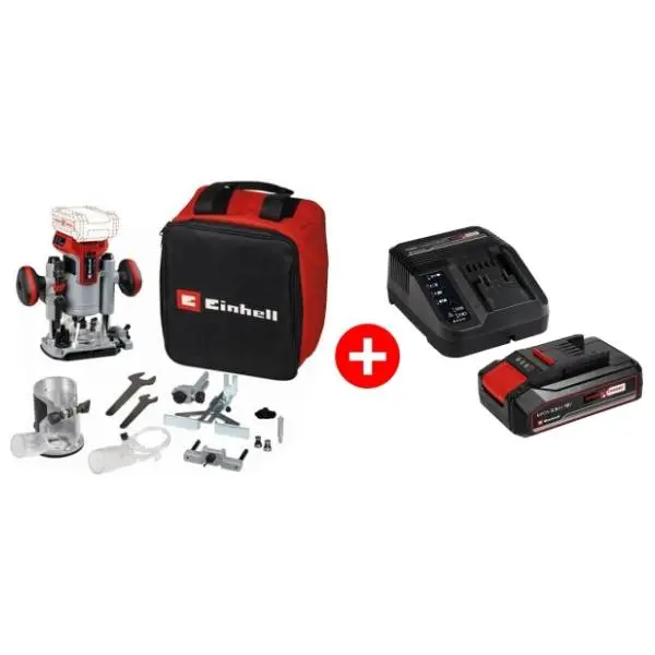 EINHELL TP-RO 18 2,5 Ah i punjač aku glodalica 0