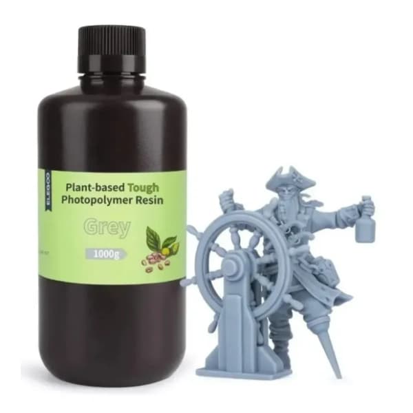 ELEGOO Plant Based 1kg Grey resin za 3D štampač 0