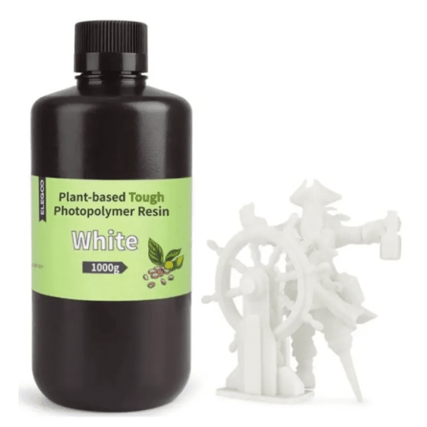 ELEGOO Plant Based 1kg White resin za 3D štampač 0