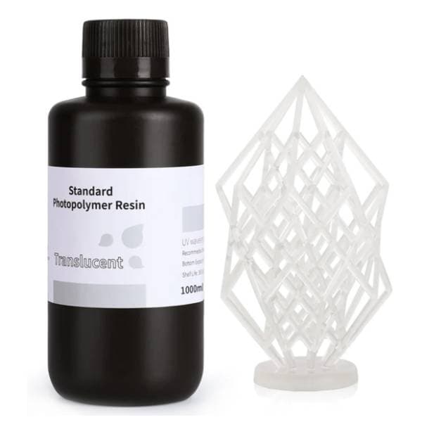 ELEGOO Standard Resin 1kg Translucent za 3D štampač 0