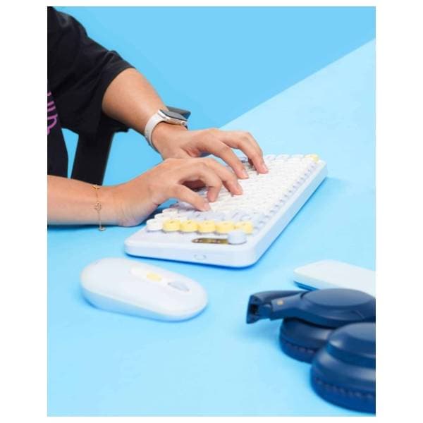 FANTECH set bežični miš i tastatura WK-898 GO mochi85 plavi 1