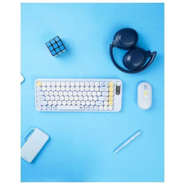 FANTECH set bežični miš i tastatura WK-898 GO mochi85 plavi 2
