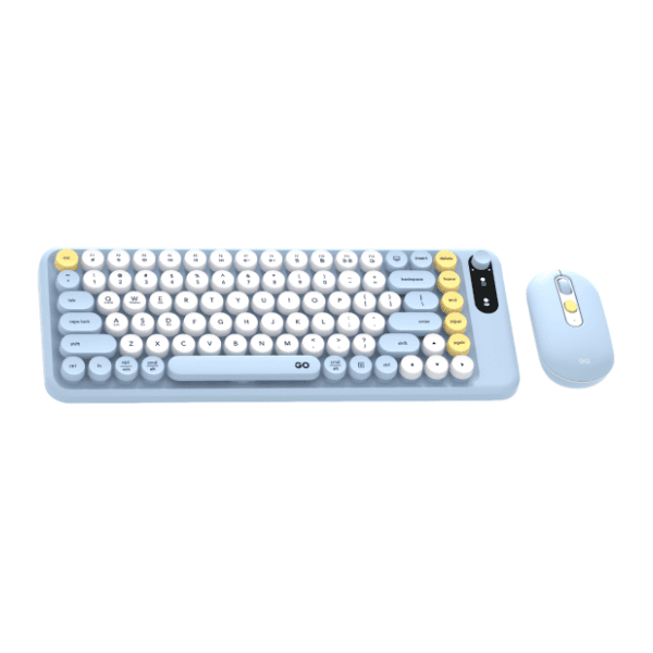 FANTECH set bežični miš i tastatura WK-898 GO mochi85 plavi 0