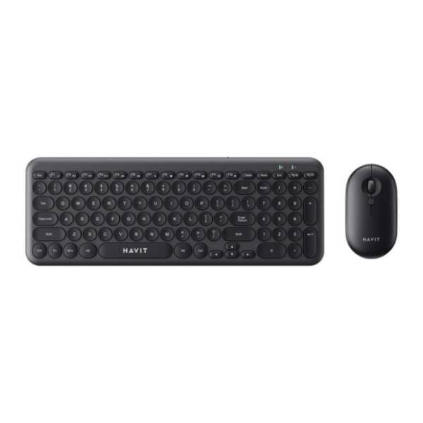 HAVIT set bežični miš i tastatura KB254GCM crni 0