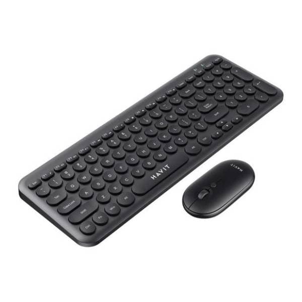 HAVIT set bežični miš i tastatura KB254GCM crni 1