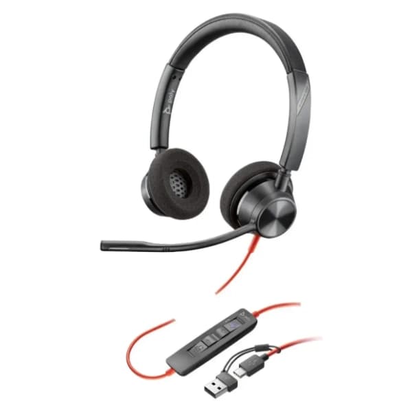 HP slušalice Poly BW 3220 USB-C + USB-C/A adapter 0