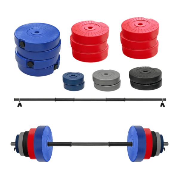 IRON SPORT tegovi set 141kg + šipka 0