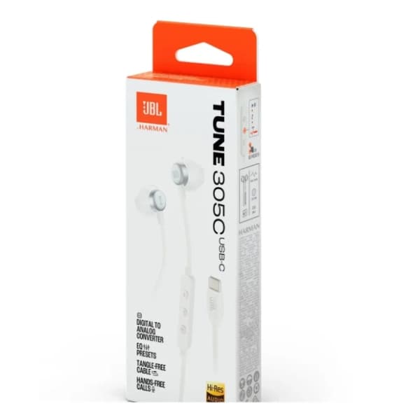 JBL slušalice Tune 305C White 6