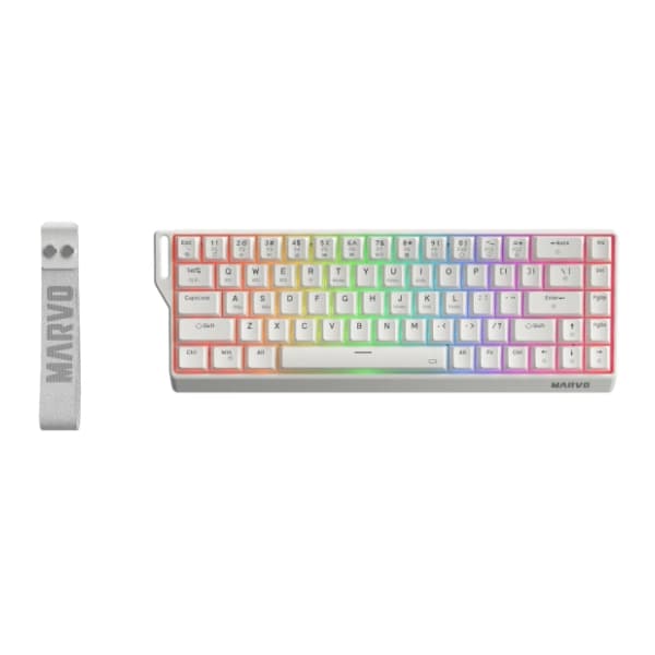 MARVO bežična tastatura Saber KG965W WH 0