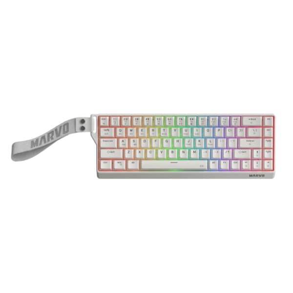 MARVO bežična tastatura Saber KG965W WH 1
