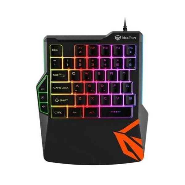MEETION jednoručna tastatura KB015 US BK 0