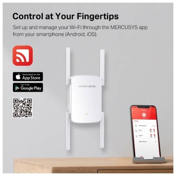 MERCUSYS ME50G AC1900 WiFi range extender 9