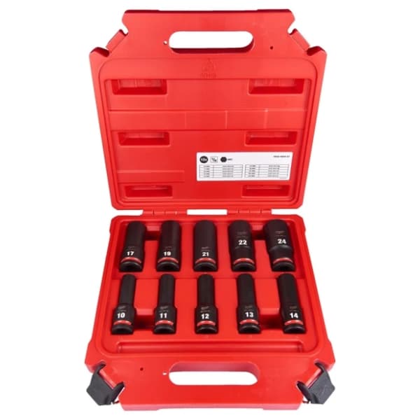 MILWAUKEE 10-24mm 4932480457 set nasadnih kovanih dugih ključeva 0