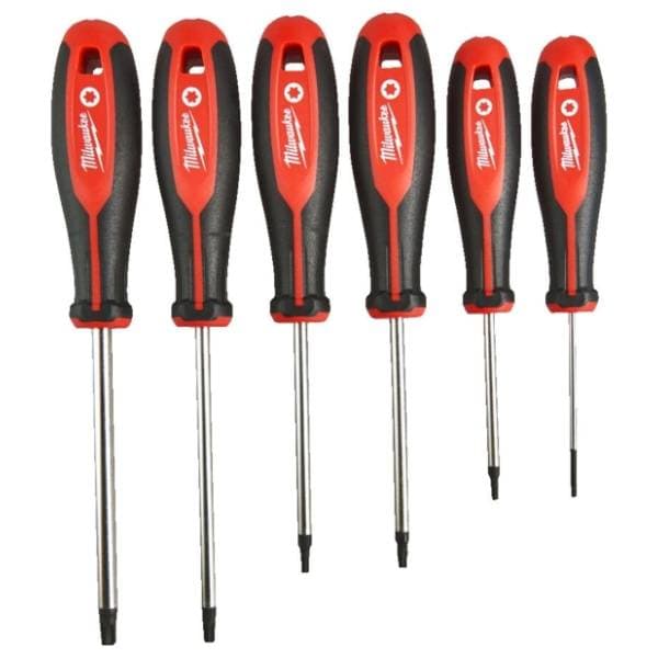 MILWAUKEE Torx odvijači T10-T40 set 6/1 0