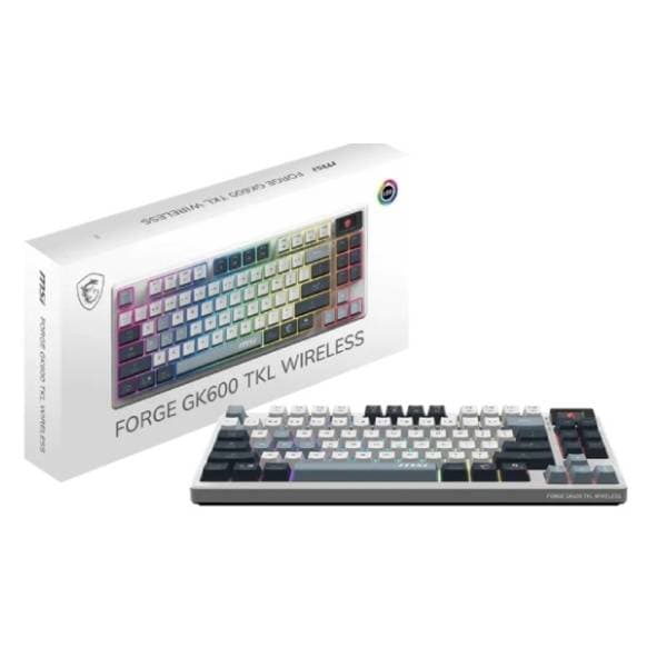 MSI FORGE bežična tastatura GK600 Sky US 4