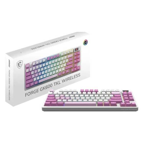 MSI FORGE bežična tastatura GK600 Violet 4