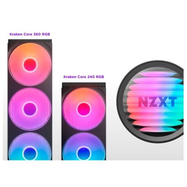 NZXT Kraken Core 240 RGB vodeno hlađenje (RL-KR24C-B1) 3