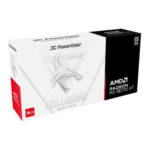 PowerColor AMD Radeon RX 9070 XT Hellhound OC White 16GB GDDR6 256-bit grafička kartica 6