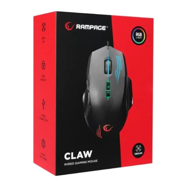 RAMPAGE miš SMX-G38 Claw 5