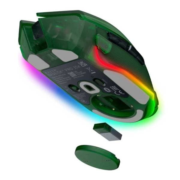 RAZER bežični miš Basilisk V3 Pro 35K Phantom Green Edition 2