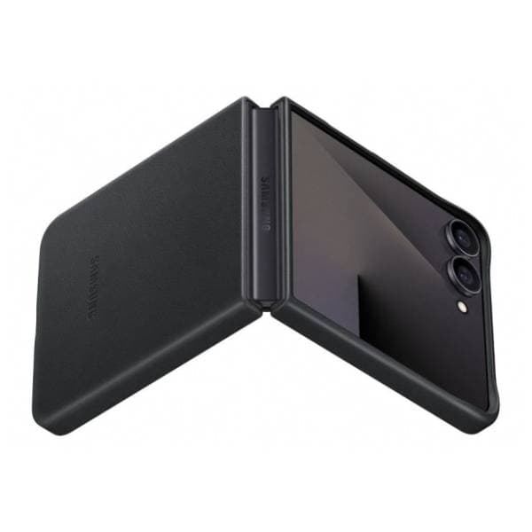 SAMSUNG crna kožna zaštitna maska za Galaxy Z Flip7 4