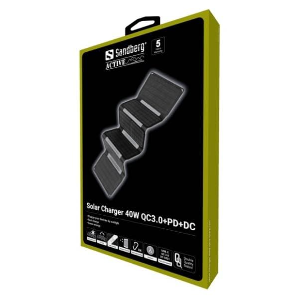 SANDBERG 420-67 40W QC3.0+PD+DC solarni power bank 8