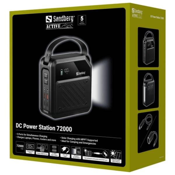 SANDBERG 421-22 PD100W 72000mAh power bank 7