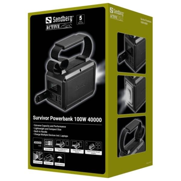 SANDBERG Survivor 421-14 40000mAh 100W power bank 4